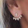 Fashionable metal earrings, 2017 trend, European style, diamond encrusted