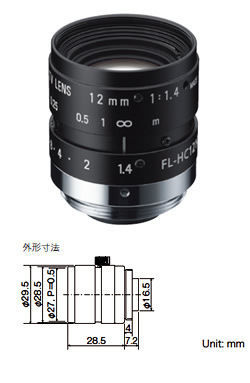 FL-HC1214-2M  RICOH理光  工业镜头