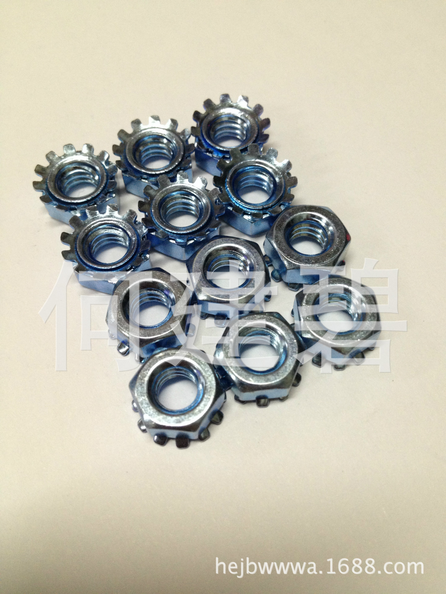 供应k螺母 镀锌K母  锁紧螺母 防滑螺母 带齿紧固螺母 M6 M1/4-20