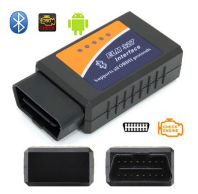 新供速卖通蓝牙ELM327 Bluetooth OBD2 汽车检测全协议V2.1版本
