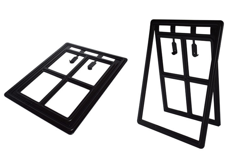 Ejemplo 4 de puerta mosquitera para perros y gatos