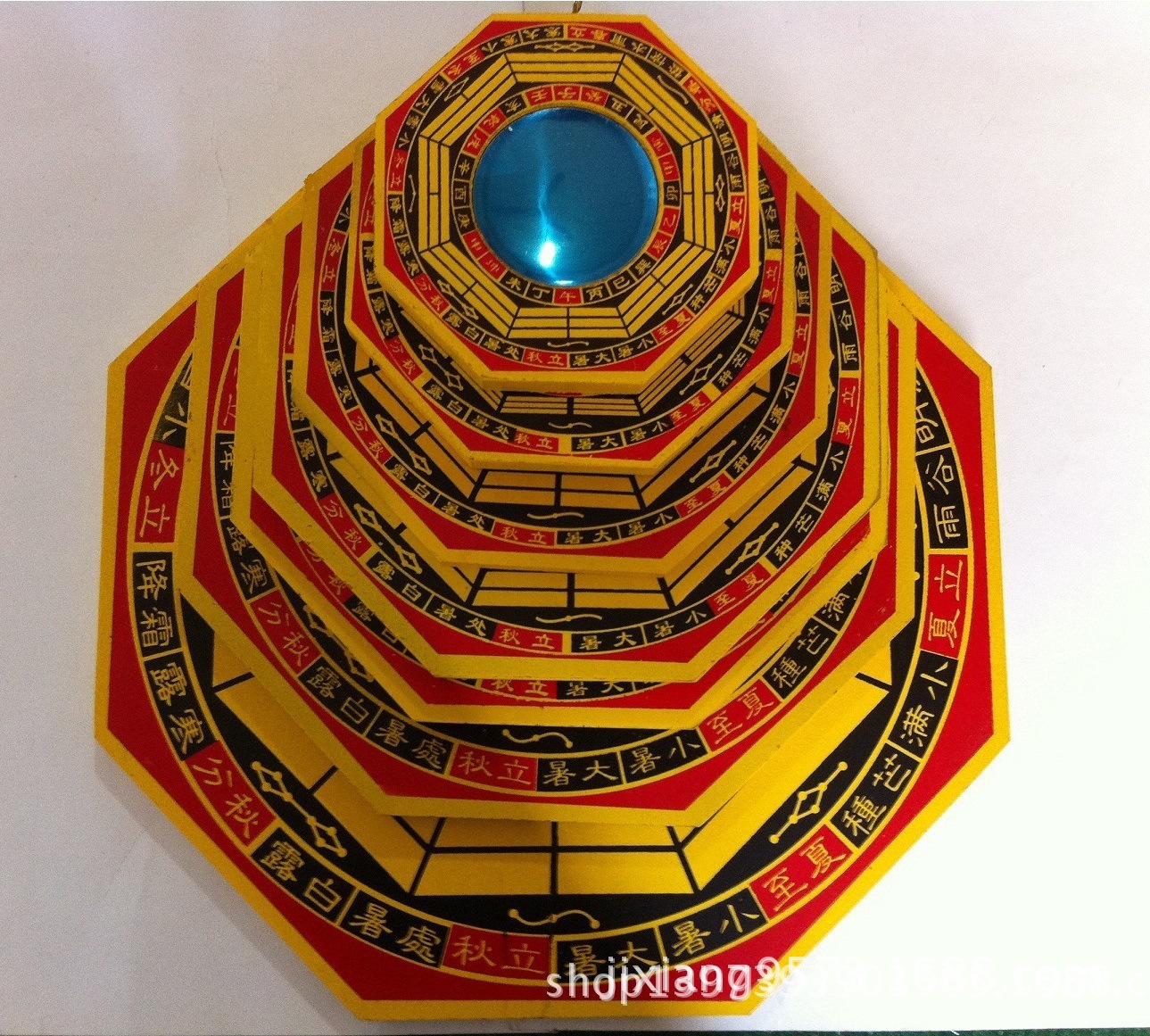 八卦镜 源头工厂 批发制作各种木八卦镜 凹凸太极虎头挂件挂饰摆