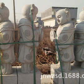 汉白玉天使雕像图片大全 景区石雕小孩雕塑报价 石刻孩童塑像厂家