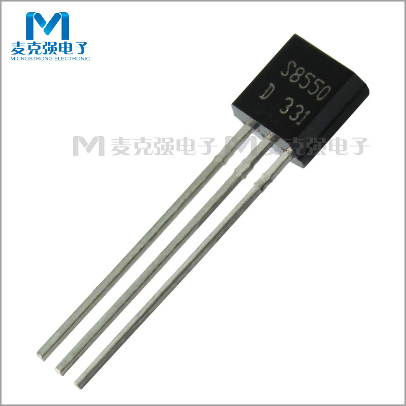 直插三极管S8550 TO-92插件式晶体管 极性PNP 脚位EBC