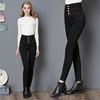 new European and American high waist jeans legs pencil pants