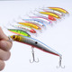 2 Pcs Minnow Fishing Lures Hard Plaice Baits Bass Trout Saltwater Sea Fishing Lure