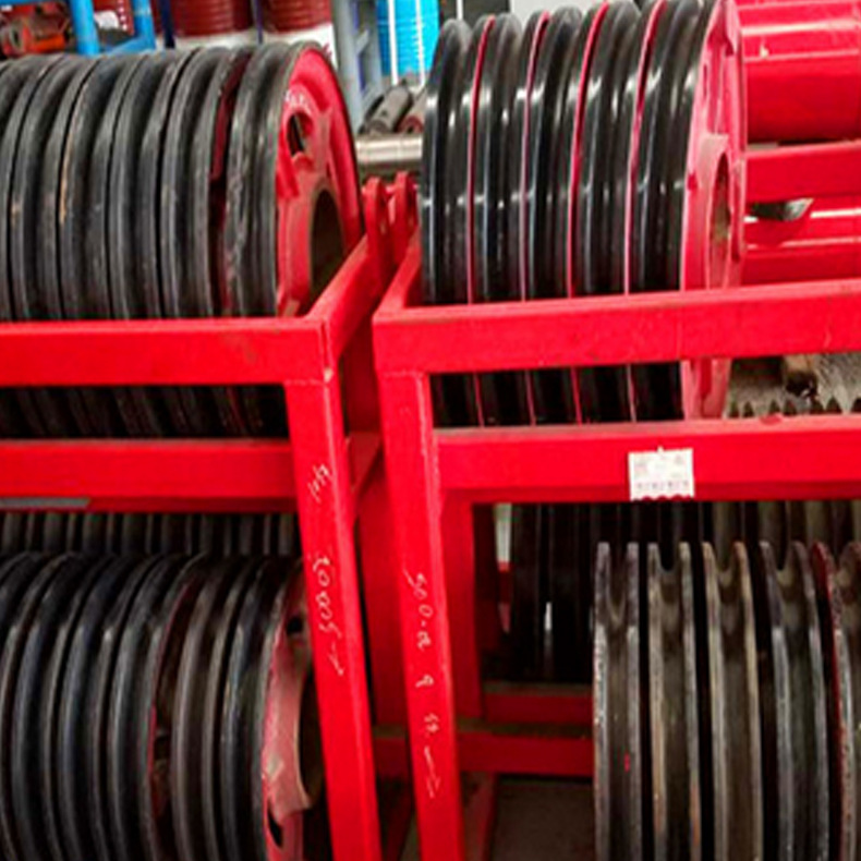 南阳厂家专业供应高品质修井机用天车滑轮 矿山施工机械设备批发