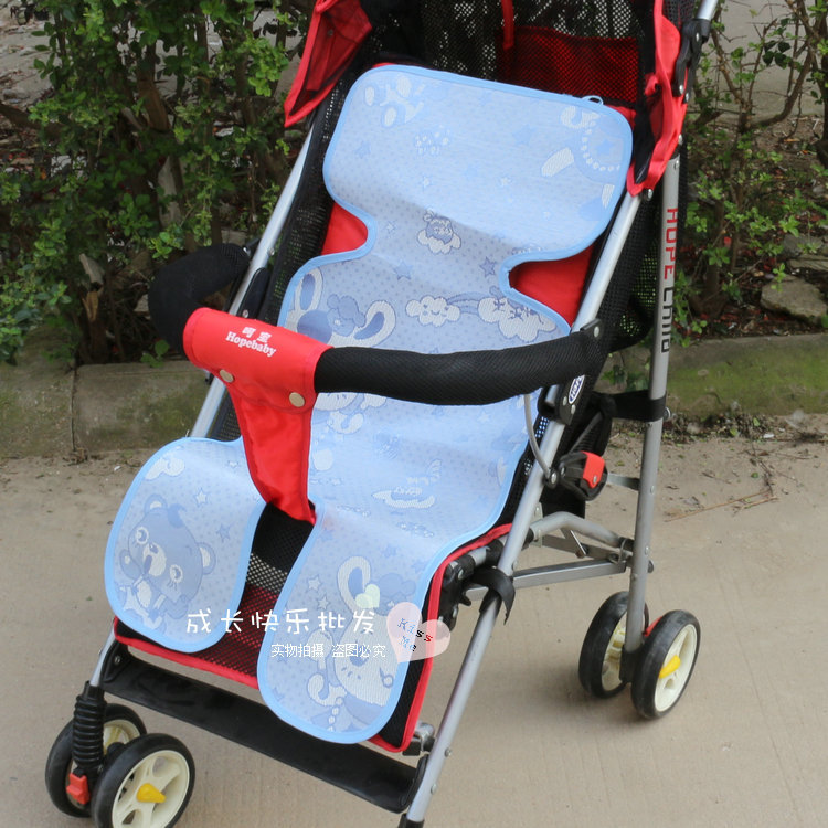 Baby stroller mat baby stroller mat five-point push mat children's stroller ice silk mat