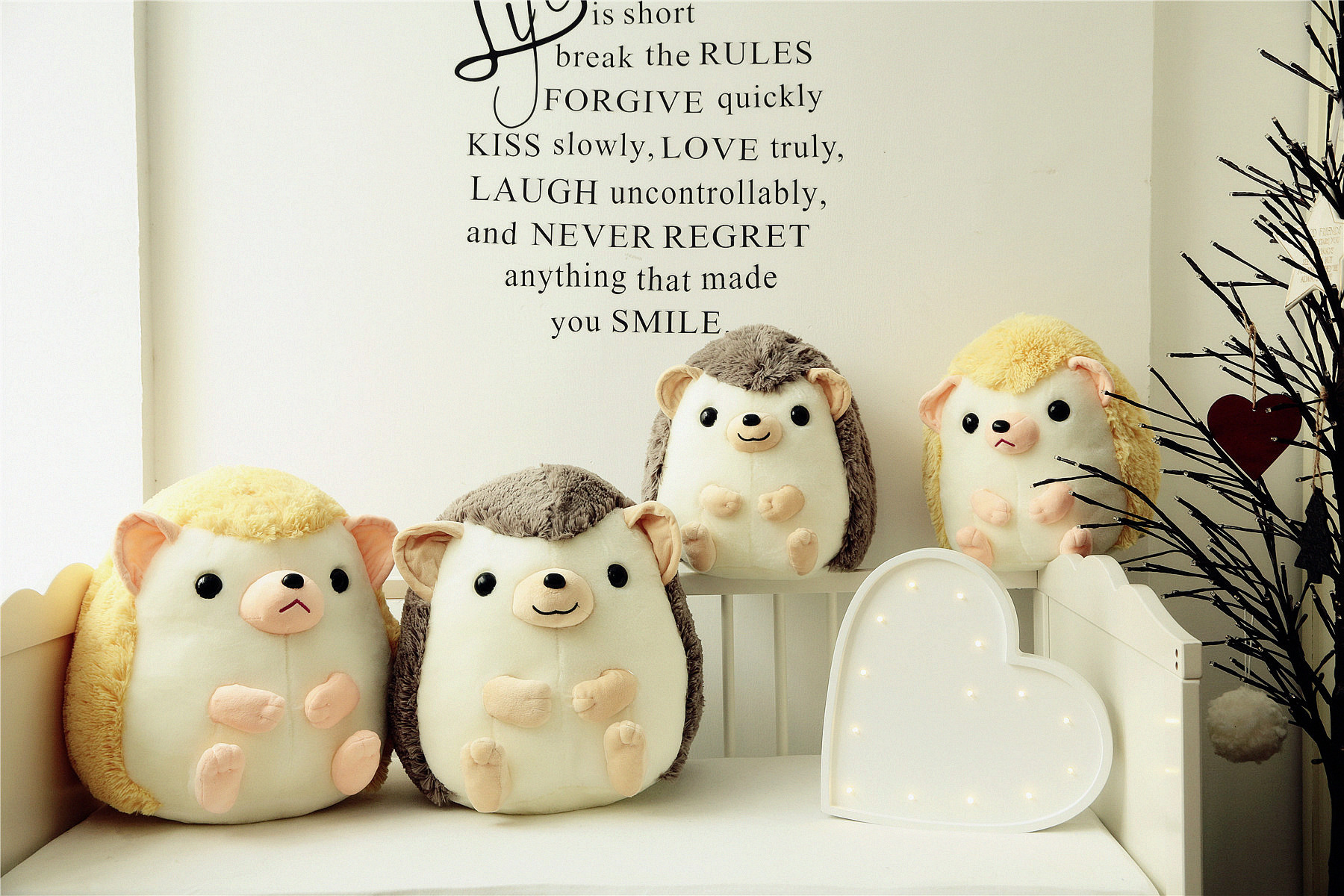 圆滚滚刺猬公仔