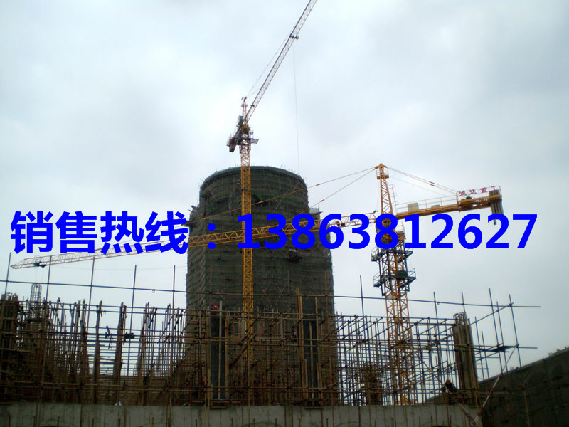 山东鸿达QTZ63 塔机塔吊标准节 前臂 塔帽 液压站 液压油缸 回转