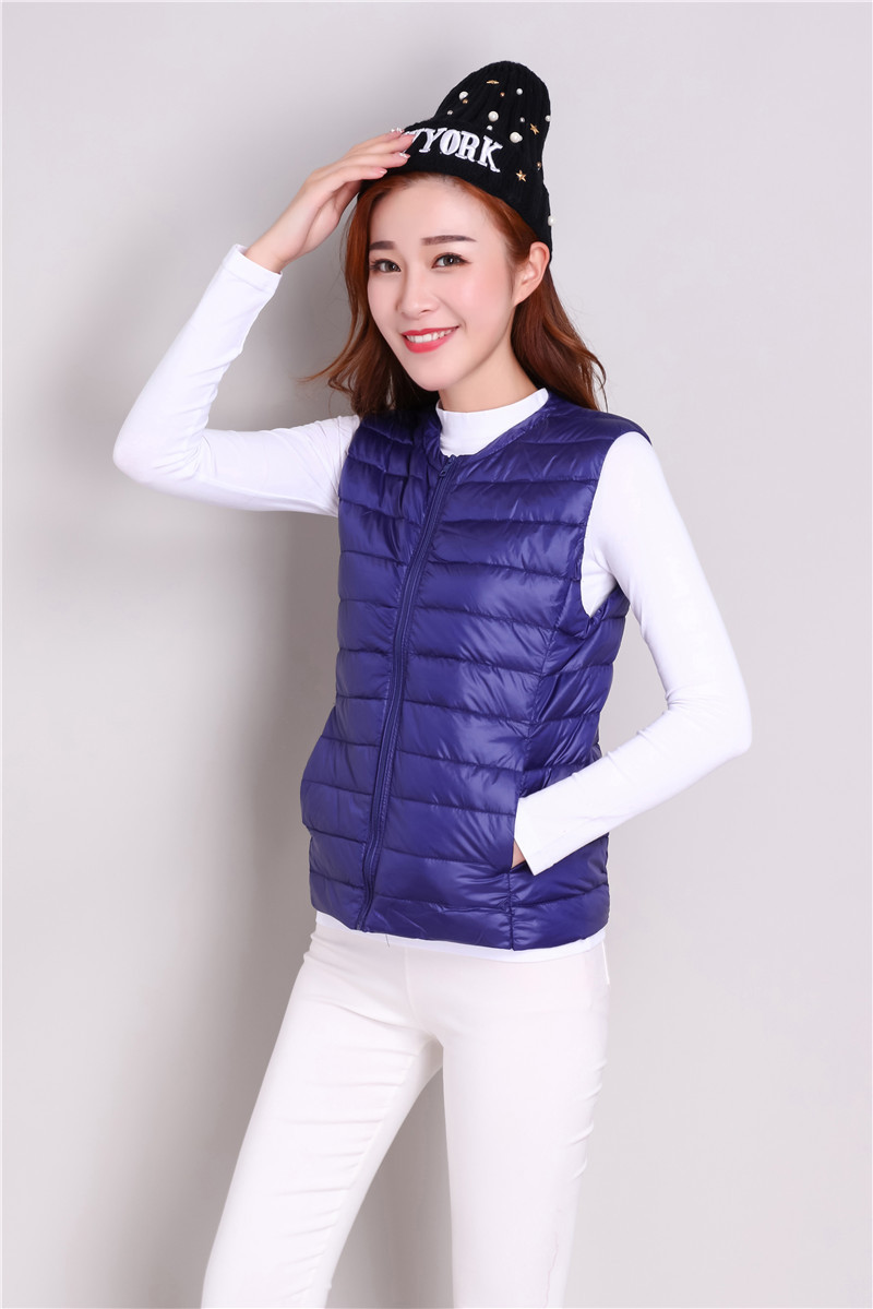 Gilet femme en Duvet de canard blanc - Ref 3316304 Image 22