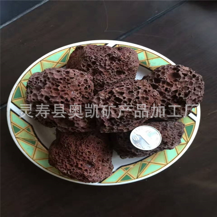 厂家直销自然形成矿物汗蒸房理疗按摩用火山桑拿岩石颗粒