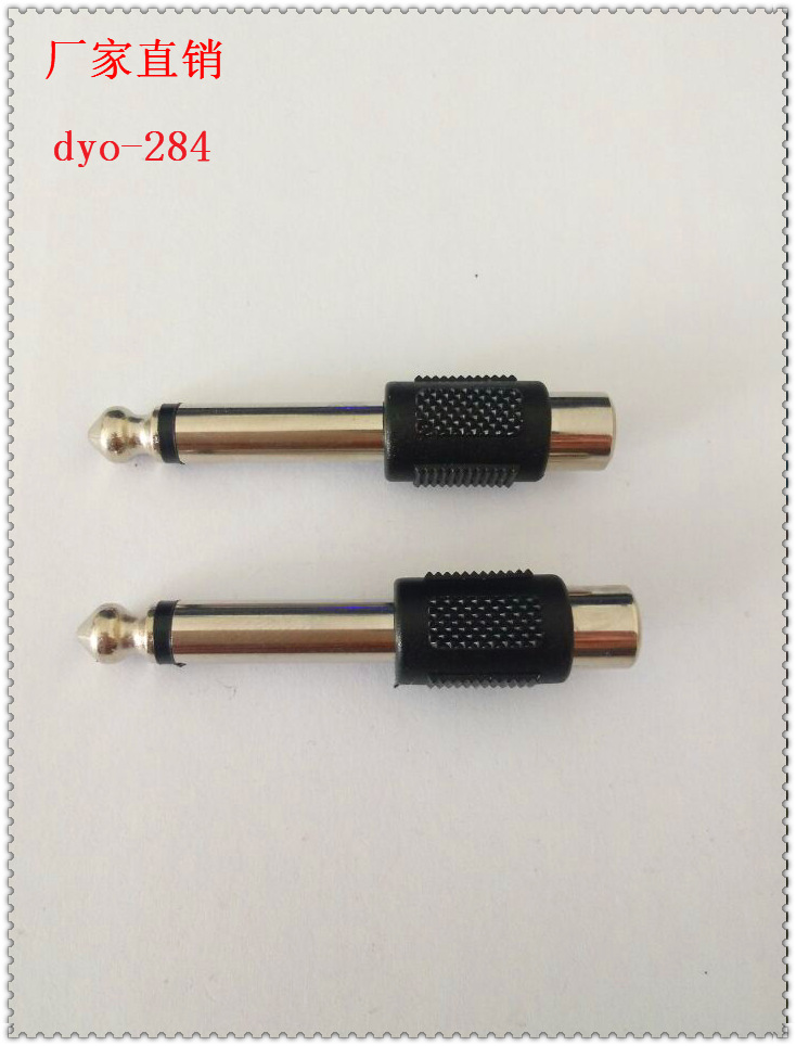 6.3公转RCA母  话筒 耳机 音频转换接头