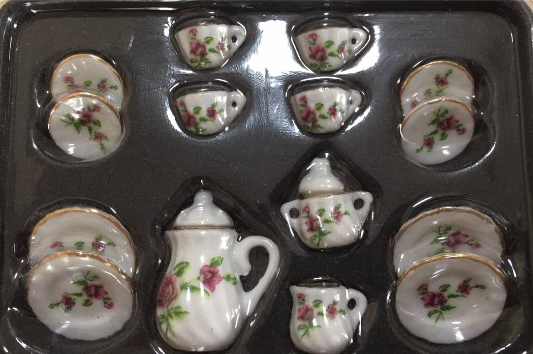 dollhouse  miniatures����ʳ��diyģ�ͳ���������������մɲ��