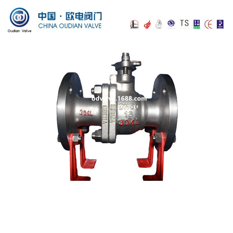 304L球阀  不锈钢球阀  304L法兰球阀  欧电牌304L球阀 手动球阀