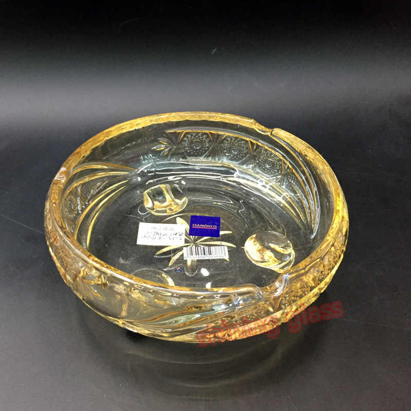 琥珀色烟灰缸-2