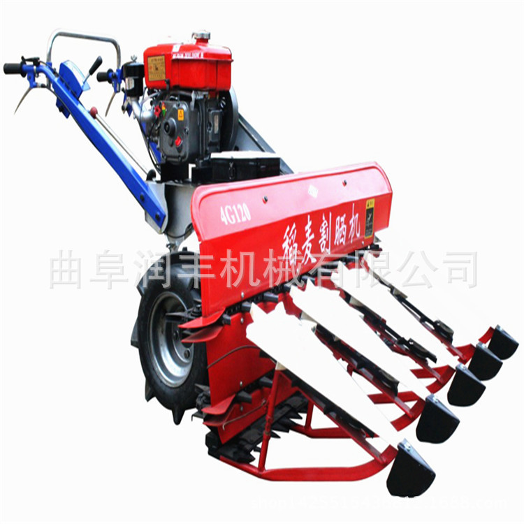 皮带传动割晒机 环县实用型稻麦割晒机