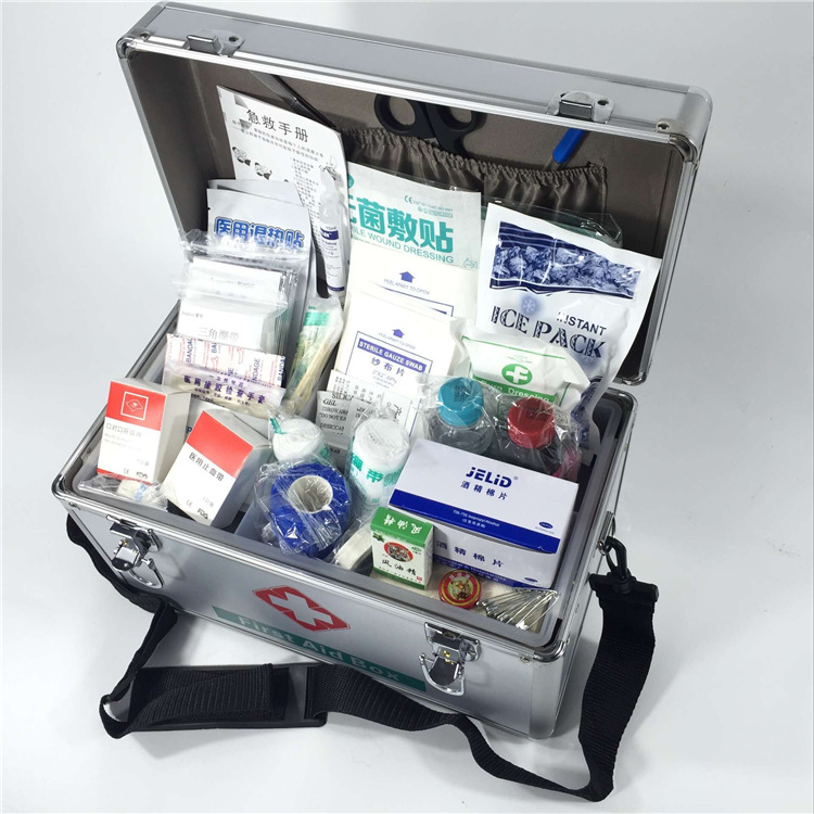 现货含药 家用药箱 车载急救箱 药品收纳箱 家庭医药箱 淘宝热销