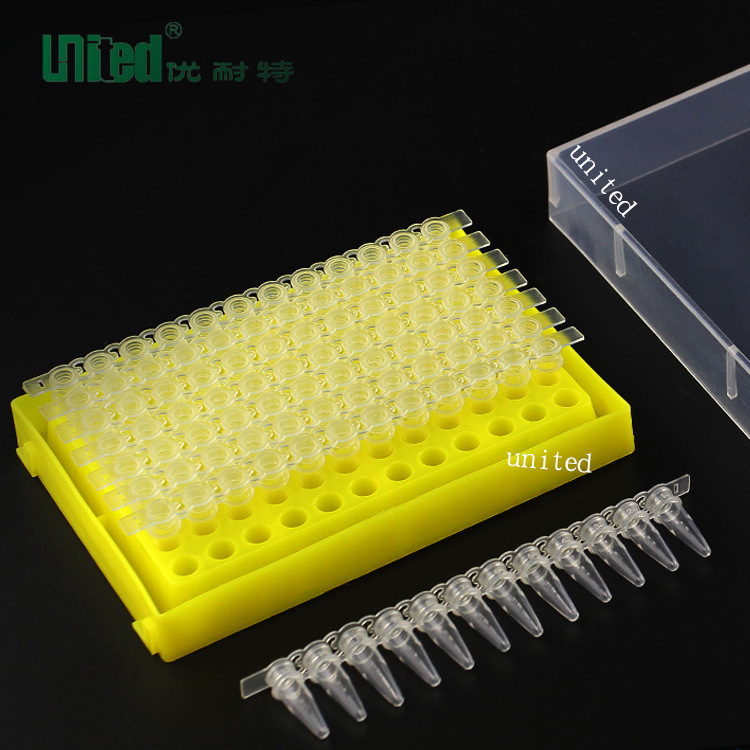 0.2ml  96孔pcr 管盒 含盖
