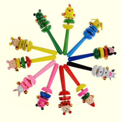 Cartoon animal Bell Baby musical instruments Infant Preschool children Souptoys Multiple animal Mixed pack