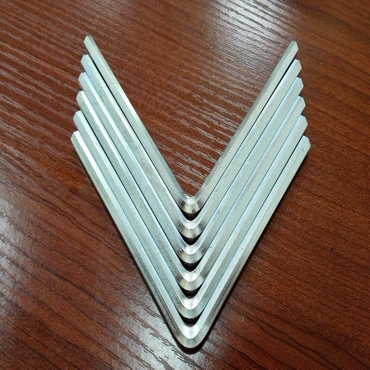 源头厂家产销加硬淬火L型加长等边内六角扳手H6*106*106（外量）