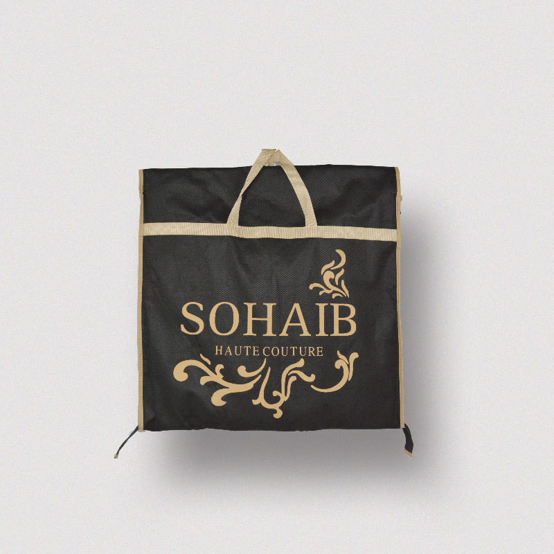 CEL黑色无纺西服套主图3