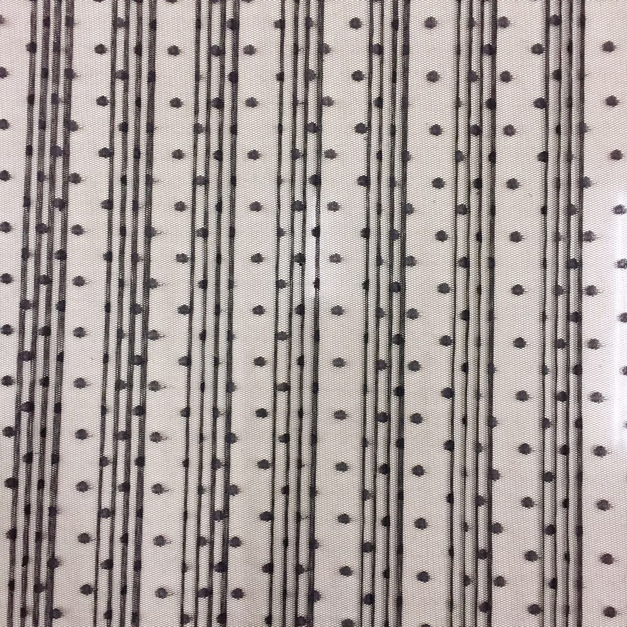 提花点点网布全涤无弹力压折排折 爆款裙子童装打底面料