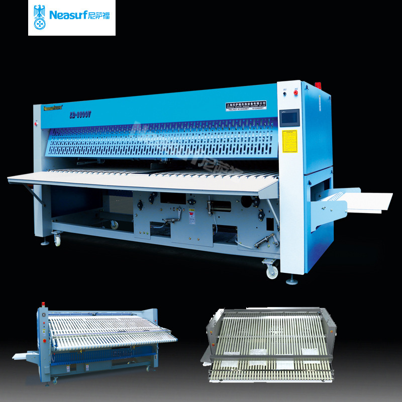 High-speed folding machine folding pillowcase bed sheet four-channel folding probability high speed fast folding neat