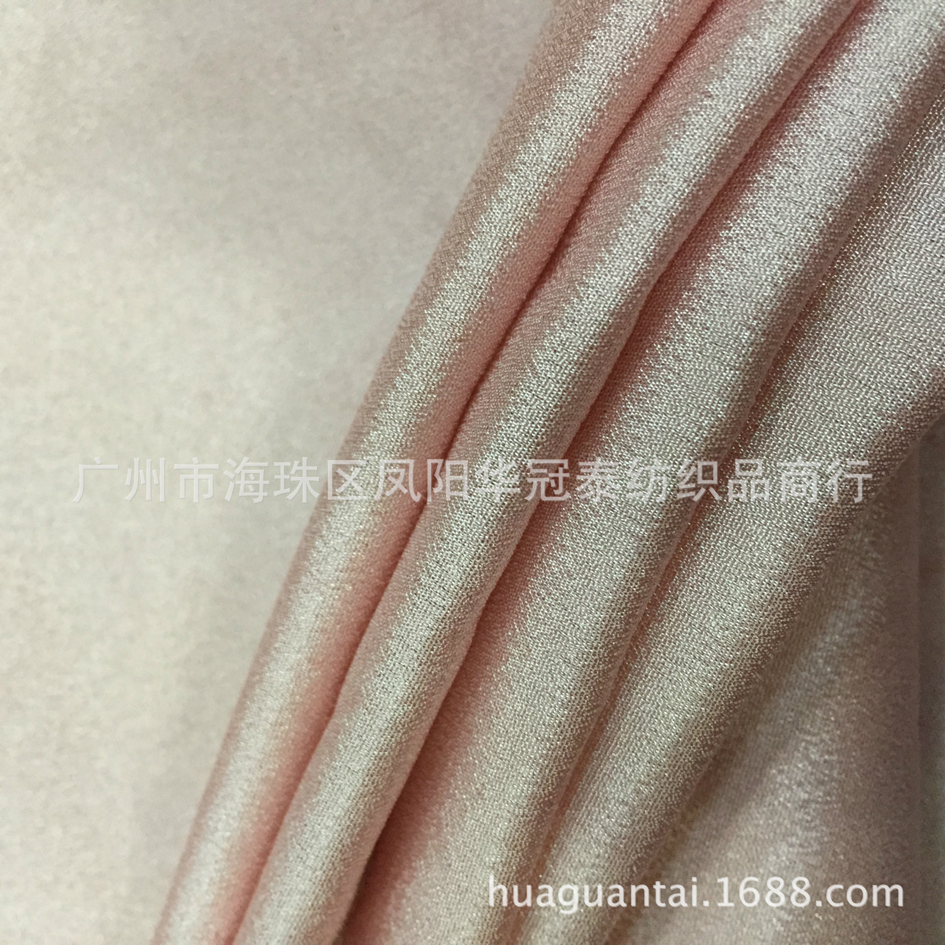 彈力雙皺 仿真絲雙绉雪紡 閃光服裝內襯 婚紗裙子漢服裏布批發