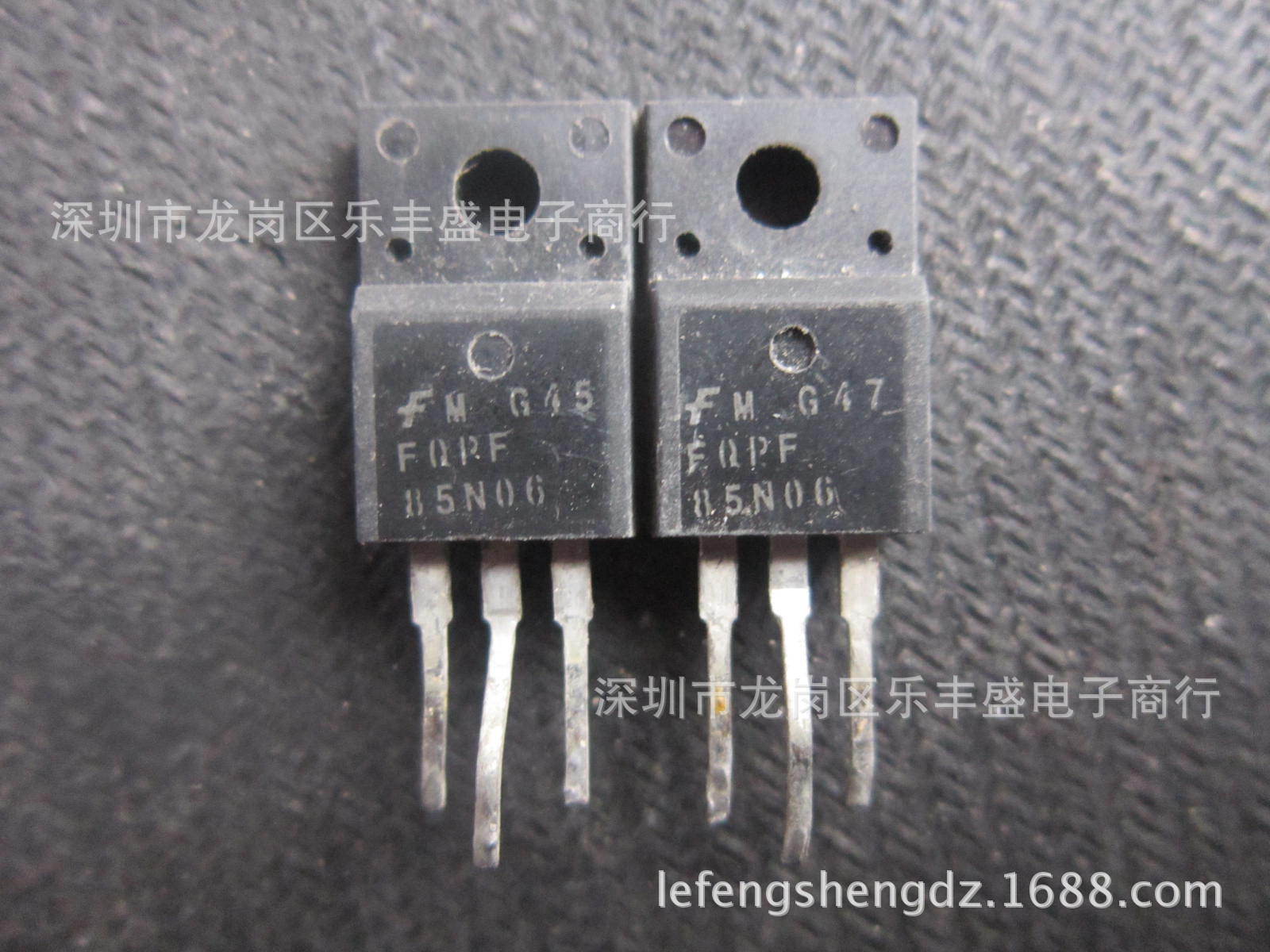 FQPF85N06 拆机仙童 TO-220F N通道 功率MOS 53A 60V