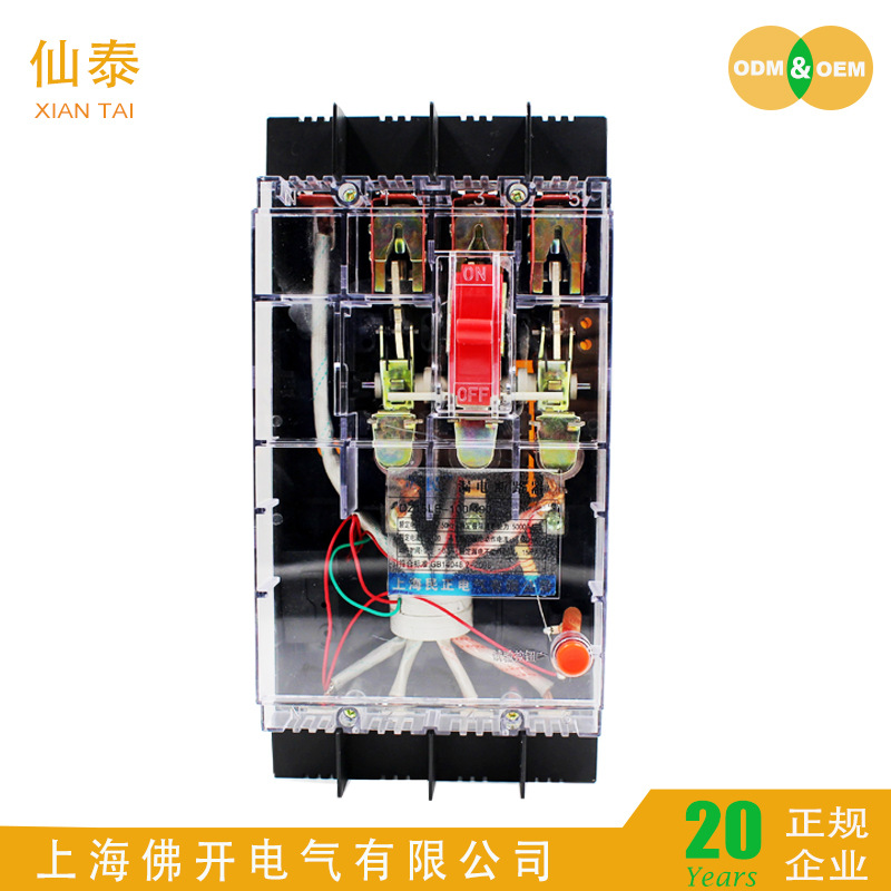 DZ15LE-100/490漏电断路器 透明可视家用低压漏电断路器  漏保