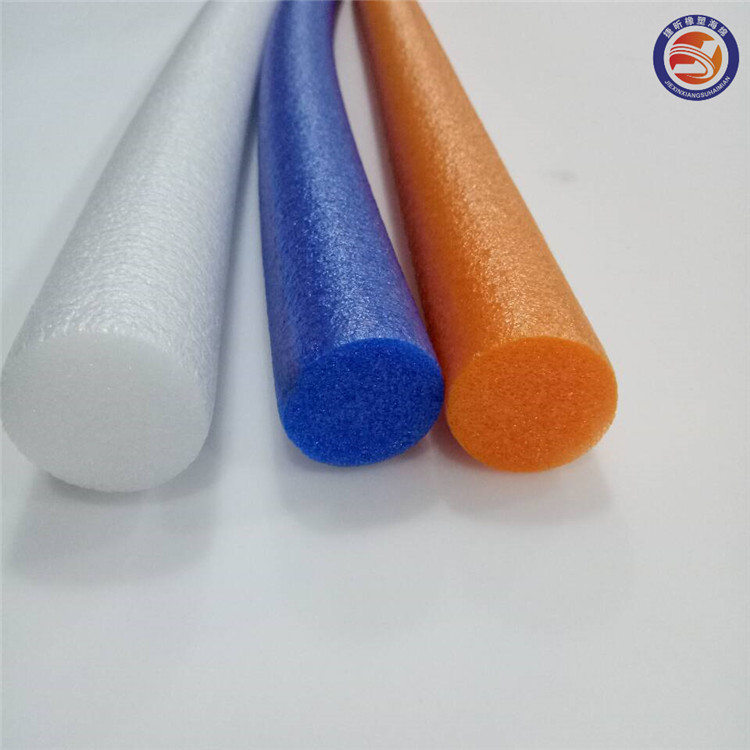 厂家直销 50mm高精度圆形泡沫管棒 抗压抗震儿童玩具游泳棒