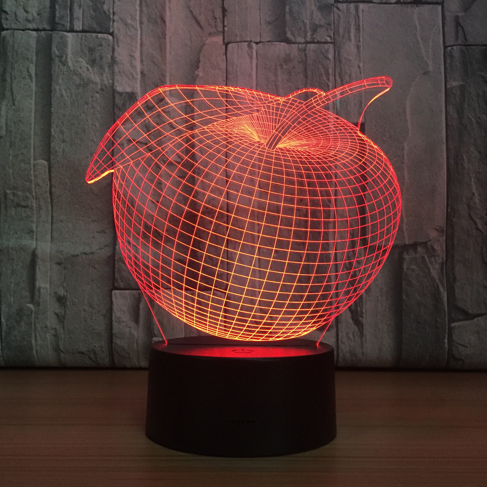 亚克力创意usb床头灯3d小夜灯