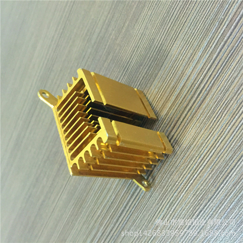 厂家批发99x50金色经典款型铝合金电源盒 6063电源盒铝型材批发