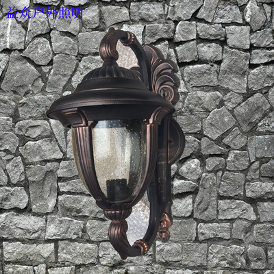Retro European style register and obtain a residence permit EXTERIOR Wall lamp outdoor waterproof Balcony Lamp gate House lights Corridor Aisle Wall lights