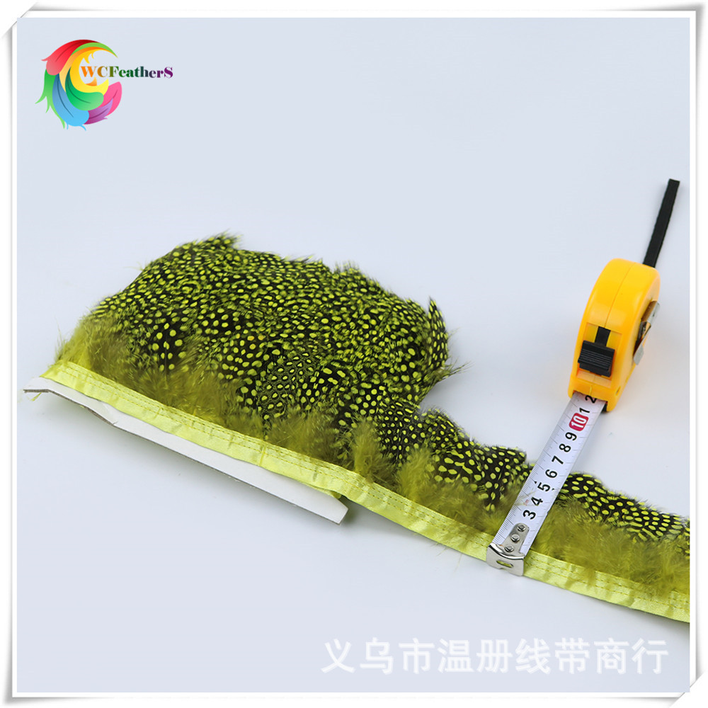 温册羽毛销售配饰珍珠毛布边多色可选 舞台演出配饰生产耳环配饰详情图17