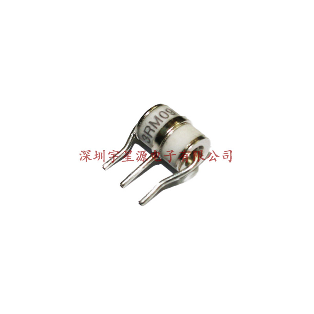 陶瓷气体放电管3RM090L-8 3脚90V防雷管8*10 10KA 3R090V