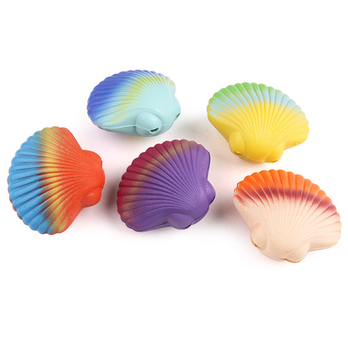 Factory direct sales, customizable soaked and expanded shells, marine animal series, small soaked and hatched scallops
