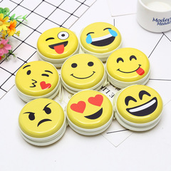 Cartoon Metal Round Zero Wallet, Mini Creative Emoji Zipper Bag, Hard Coin Portable Storage Small Bag Wholesale