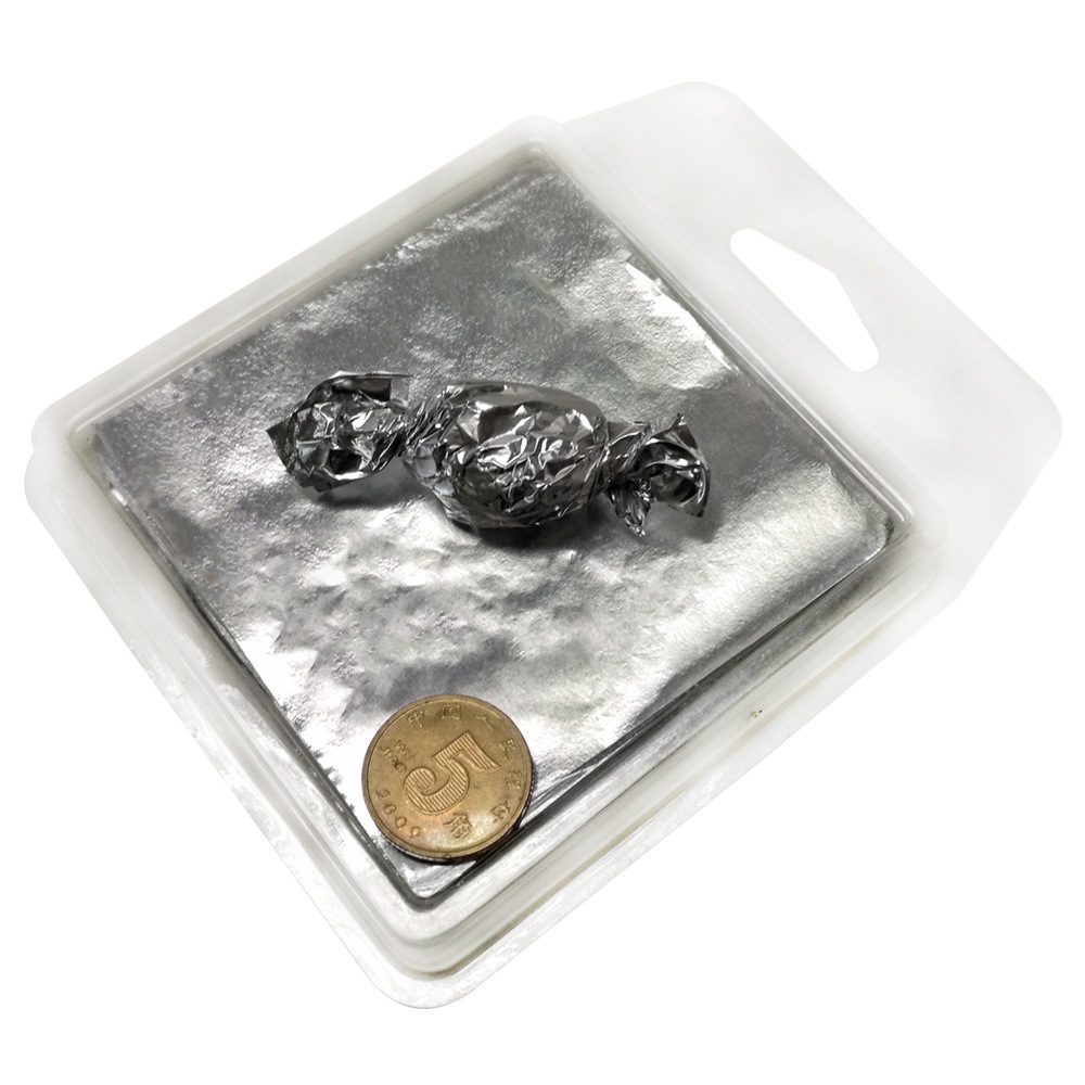 厂家直销银色巧克力铝箔纸 黑糖锡箔纸 茶叶包装铝锡纸 102X102mm