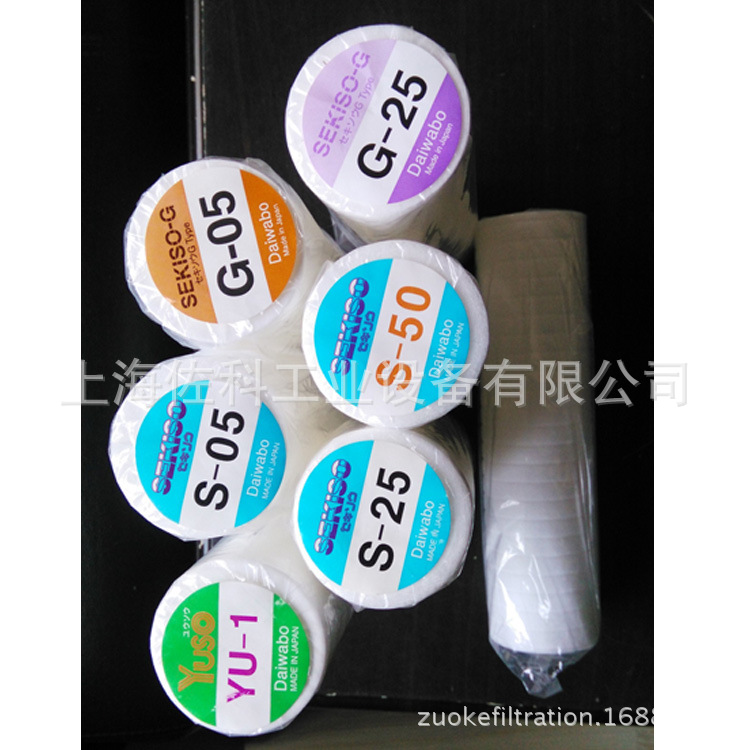 供应 日本大和纺滤芯  Daiwabo熔喷滤芯 汽车轮毂喷涂过滤器滤芯