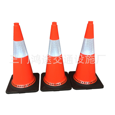 PVC反光路錐 道路警示錐 出口品質車壓不壞經久耐用 交通安全路障