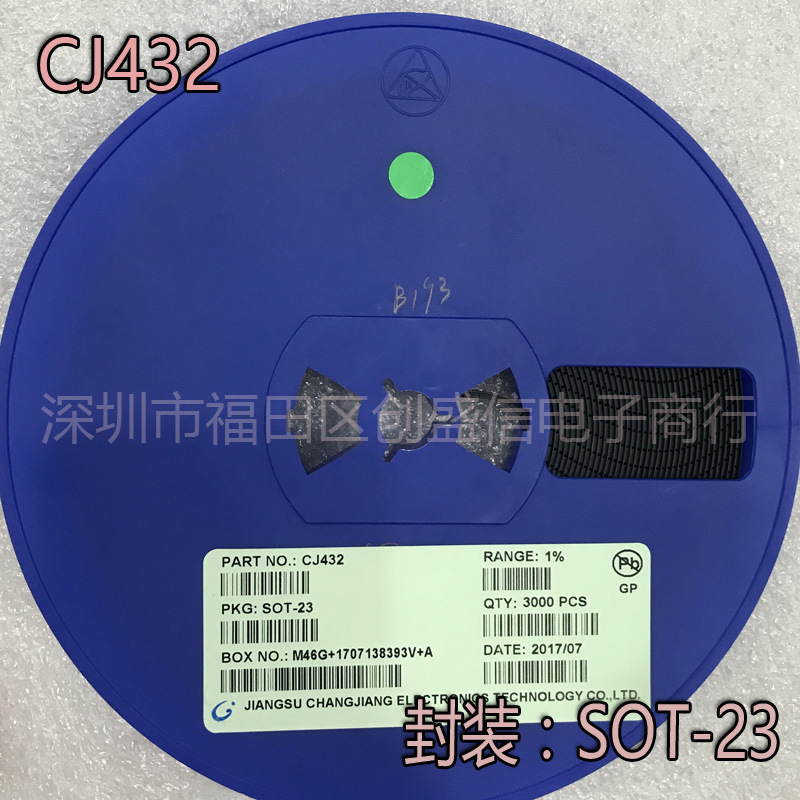CJ432全新正品原厂长电CJ贴片SOT-23 三极管 全系列可咨询