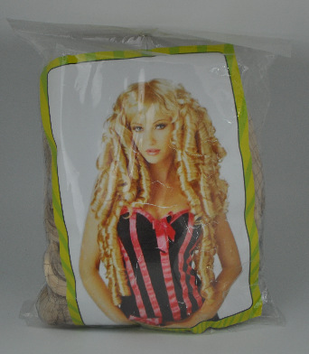 Estilo europeo / americano cos / party wig fiesta cabeza de fábrica cabello recto