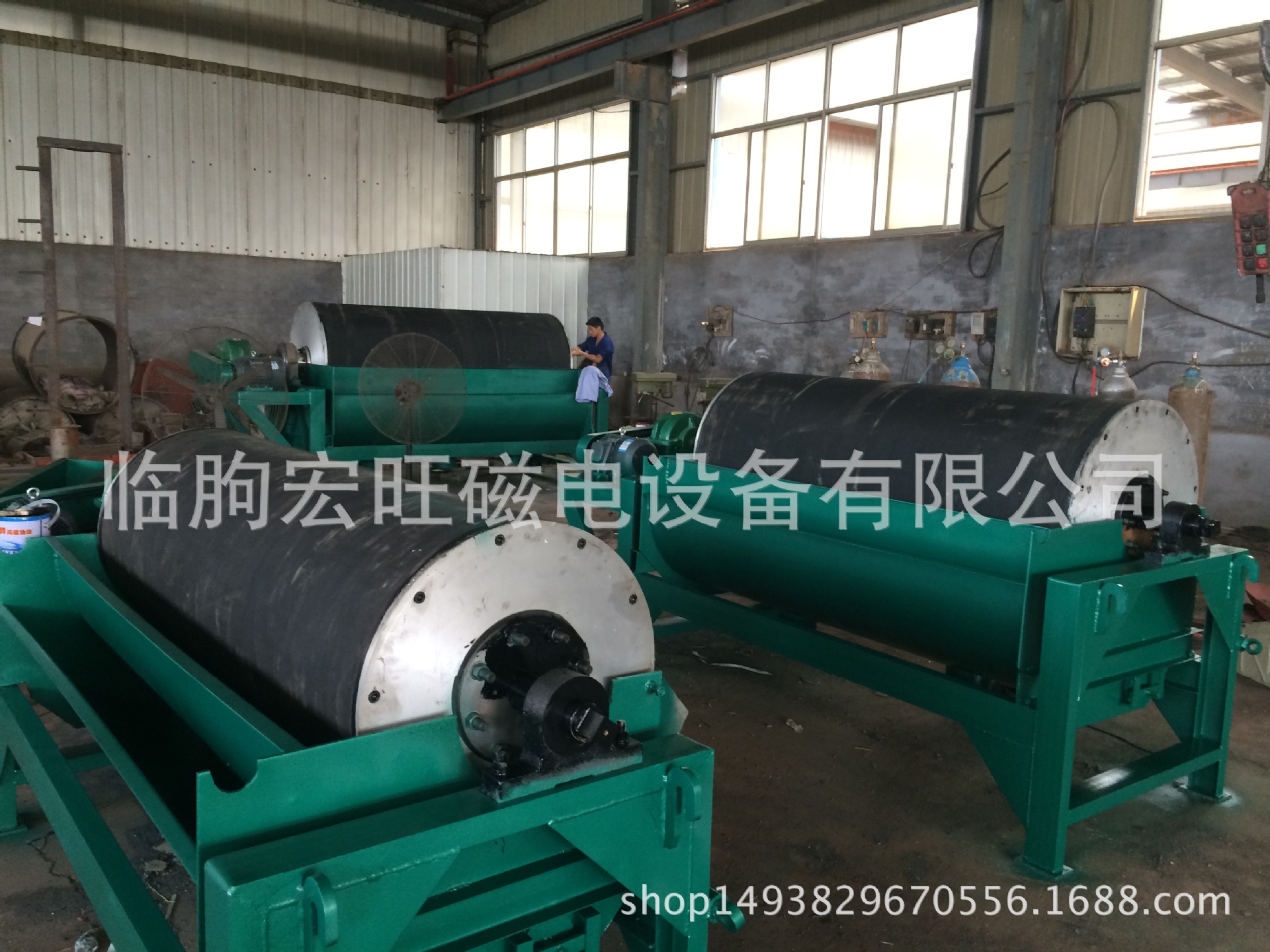 产地爆款 强磁滚筒磁选机 永磁筒式除铁器 铁矿石用永磁磁选机