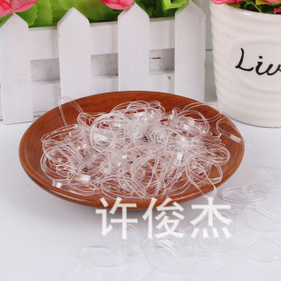Factory direct high quality thick thick disposable transparent rubber band eva bag about 33 grams