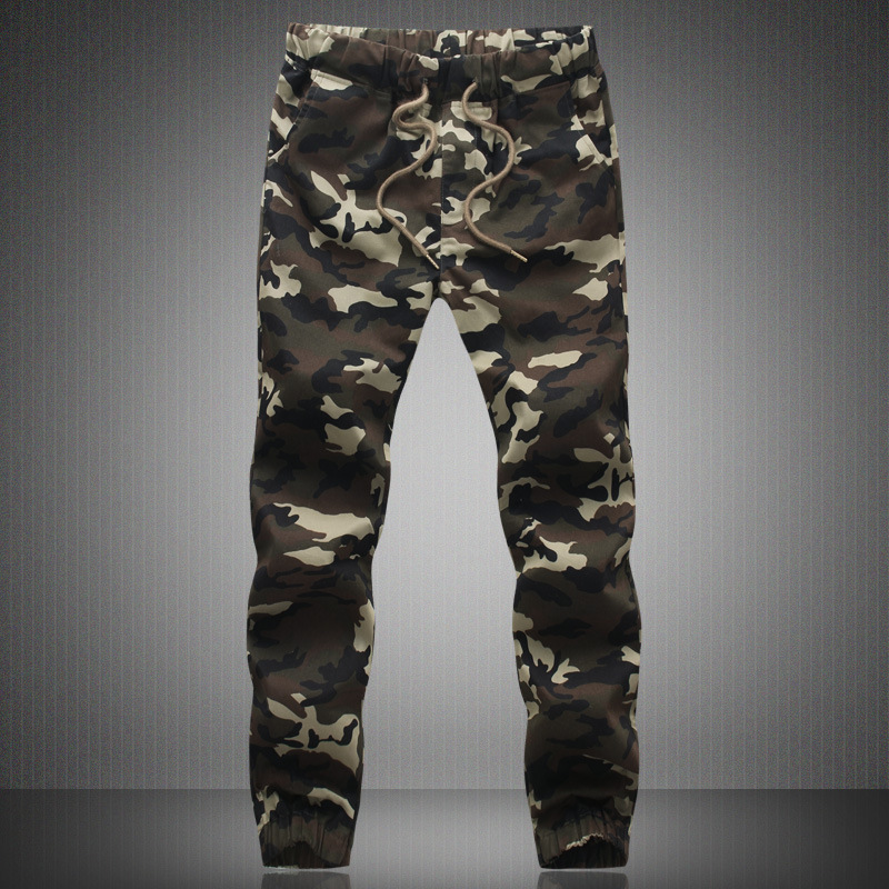 M-5X Mens Spring and Autumn Pencil Harem Pants Military Pants Loose Comfortable Cargo Trousers Camo Joggers Men's Casual Pants _voghion.com