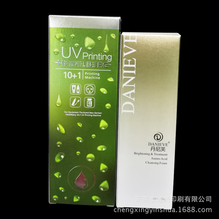 东莞逆向UV印刷彩盒 金银卡纸逆向磨砂印刷  东莞UV胶印厂家