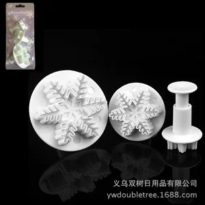 Инструмент для пирога Flond Sugar Tool 3pcs тонкая снеженная пружина давление давления цветов