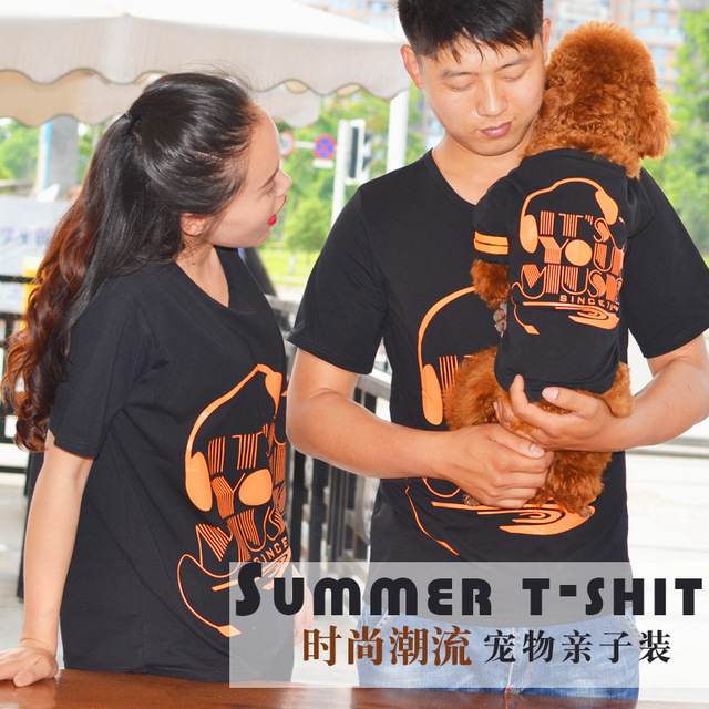 狗狗衣服宠物亲子装新款春夏狗狗衣服大中小型犬t恤 价格 厂家 哪里买 我有货 B 5yoho Cn